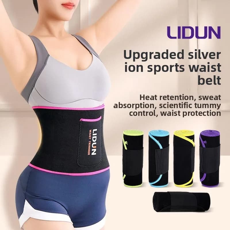 Cintura Fitness Dimagrante per Sudorazione, Modellante per Addome, Supporto Sportivo per Corsa e Yoga