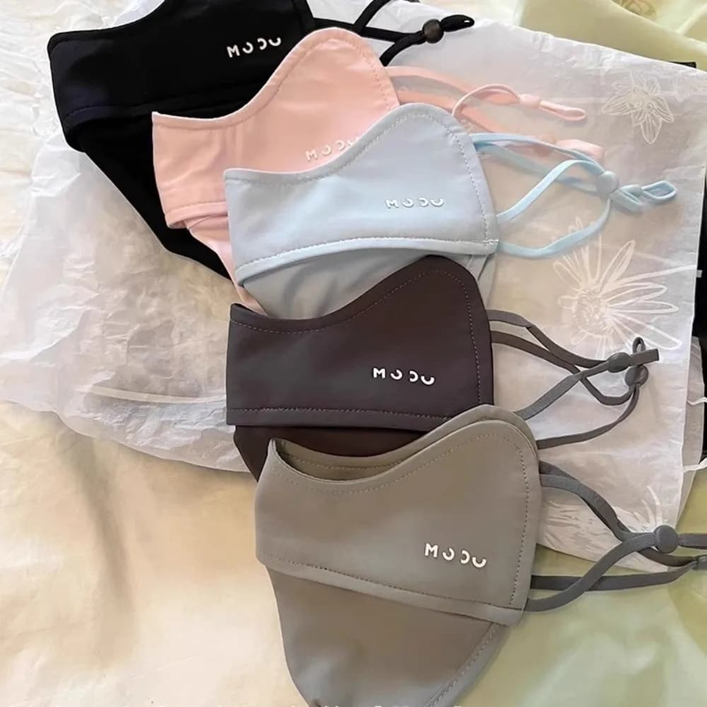 Anti-uv UPF50+ Ice Silk Sunscreen Mask Face Veil Summer Outdoor Riding Hiking Face Mask Breathable Unisex Face Cover Scarf