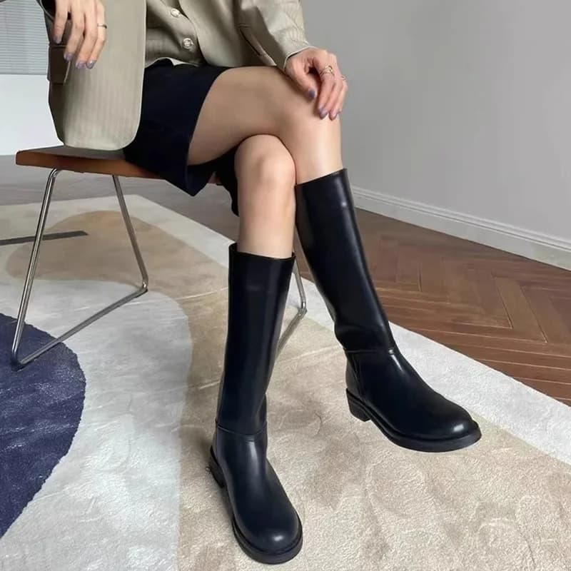 Nuove Scarpe da Donna 2026: Stivali da Cavaliere alla Moda, Stivali Sopra il Ginocchio Raffinati, Scarpe di Design, Botas Mujer