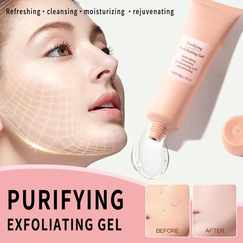 50g Exfoliating face gel Detergent for deep pores Delicate exfoliating Oil Control Smooth softening Hydrating facial Scrub Clean pores