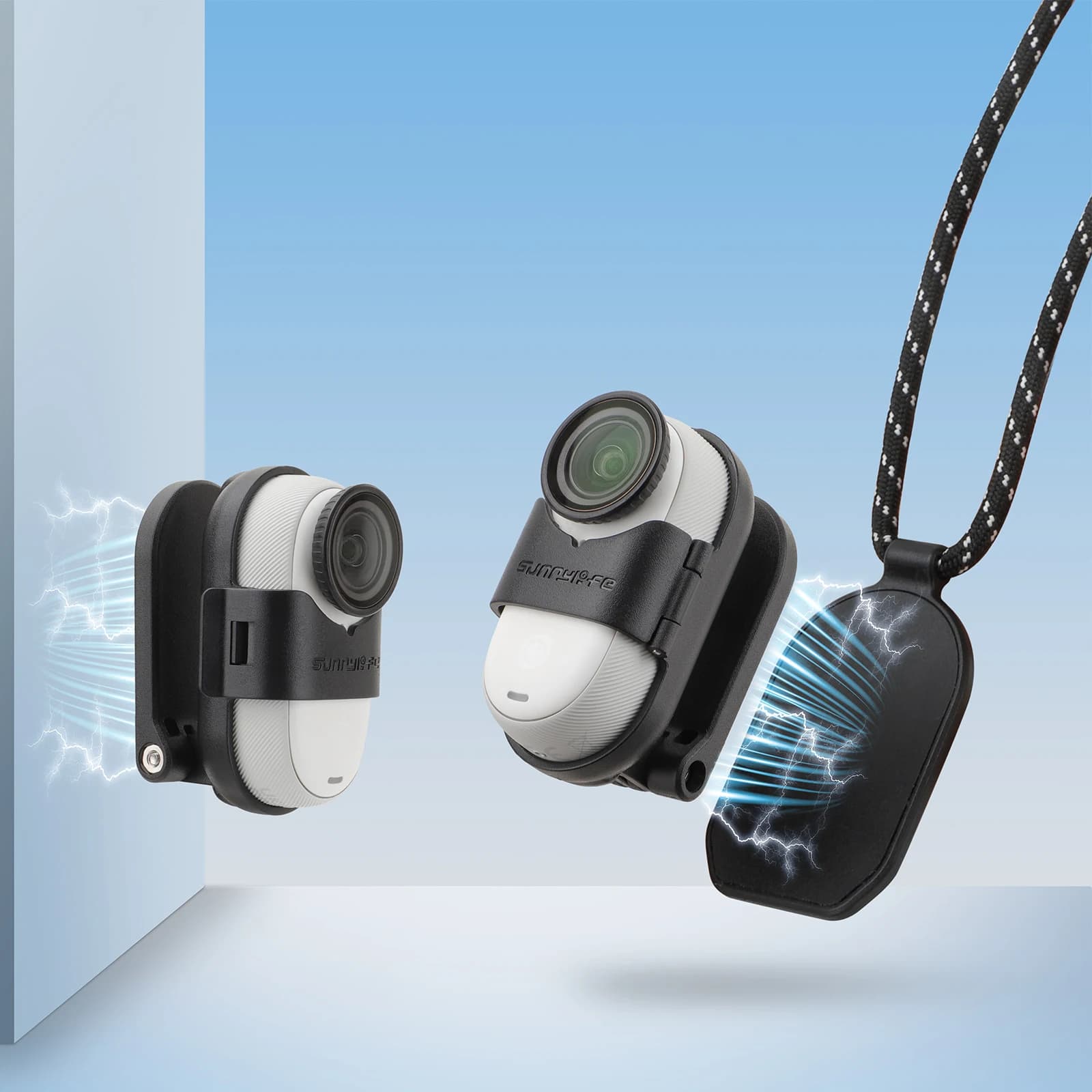 Action Sport Camera for Insta 360 Go 3/3S Adjustable Magnetic Shoulder Brace