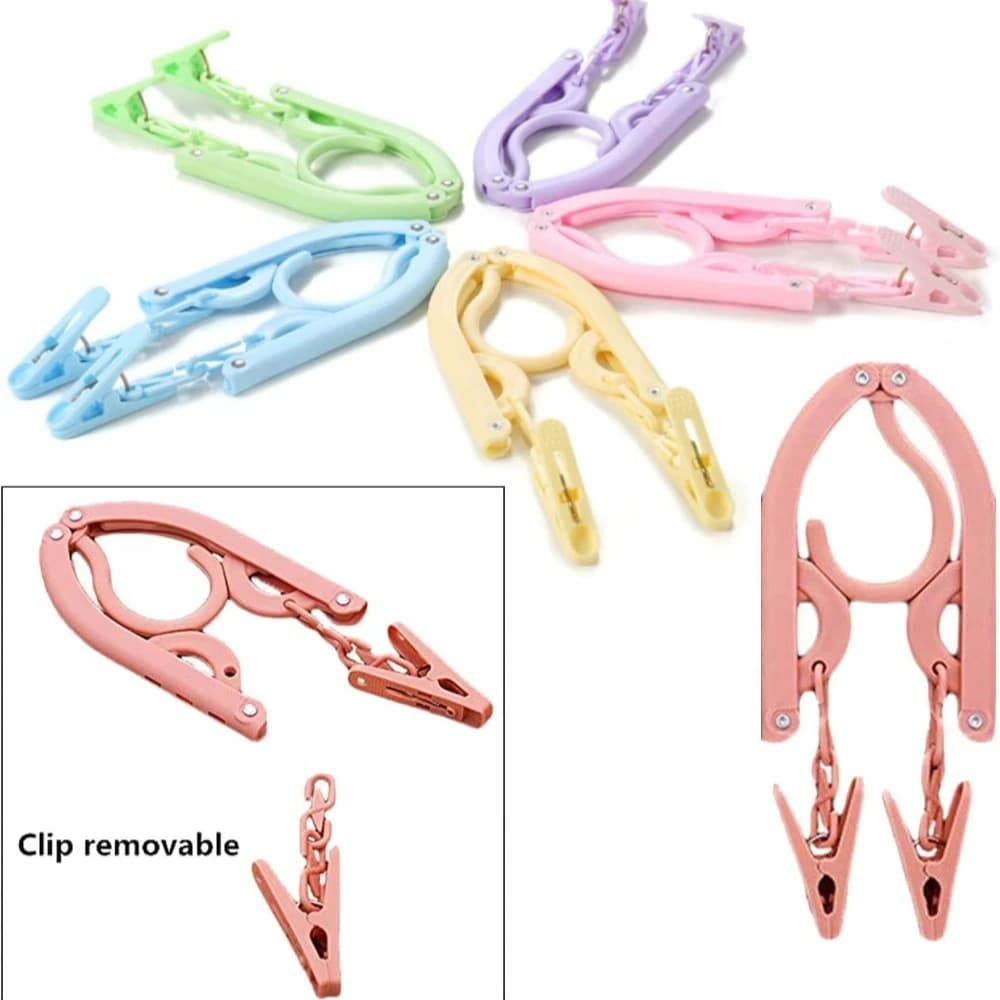 Multifunctional Foldable Travel Clothes Hanger Plastic Laptop For Business Travel Organizers for Home Wardrobe