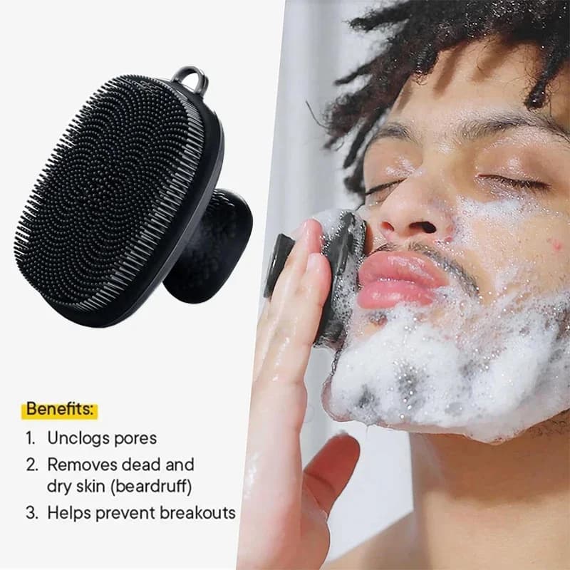Scrubber per il viso in silicone per uomini e donne Spazzola per la pulizia del viso Spazzola per il lavaggio del viso in silicone Spazzole per la cura della pelle per la pulizia manuale