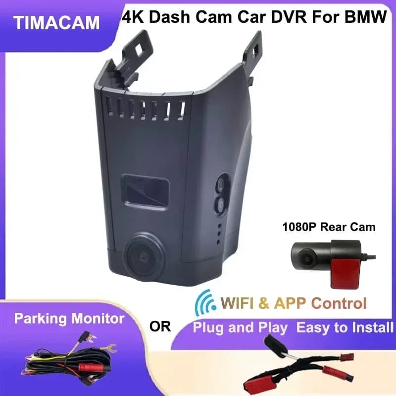 Wifi Dash Cam Telecamera anteriore e posteriore 4K per BMW G30 G31 G11 G12 GT G32 M5 F90 G32 520i 530i 540i m550i 520d 530d 540d DVR per auto