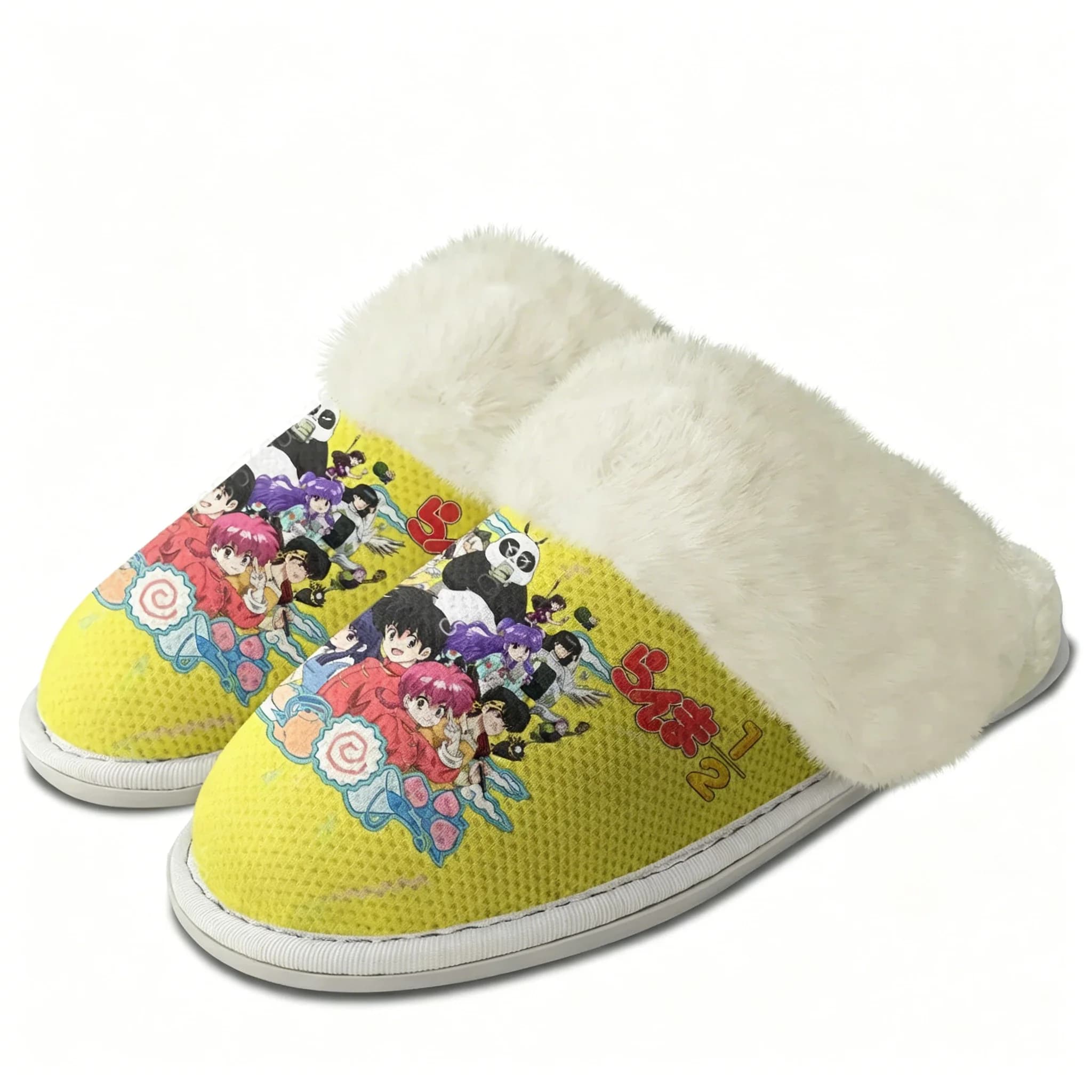 Pantofole in Peluche Ranma, Scarpe Anime per Uomo, Donna e Adolescenti, Calde e Leggere per Casa e Camera da Letto, Personalizzabili