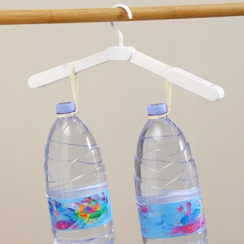 Durable Mini Size Foldable Clothes Hanger Expanded Anti-slip Travel Clothes Clip for Laptop Pants