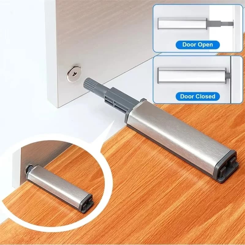 Chiusura Magnetica Touch-Open: Accessorio Autoadesivo con Ferma Porta e Ammortizzatore per Armadietti e Cassetti da Cucina