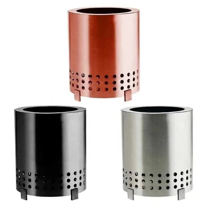 Portable burner for bonfire stainless steel heater Mini wood stove Outdoor camping oven BBQ without smoke
