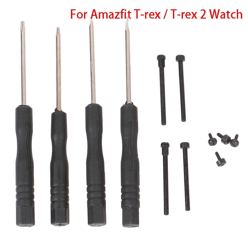 Adattatore per Connettore Orologio, Vite e Perno, Accessori per Braccialetto Smart Amazfit T-Rex PRO, Strumento Cacciavite per Connessione - F(x)