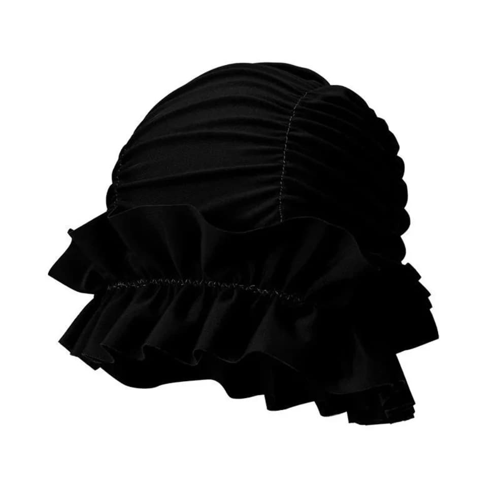 Plyssesed Fabric Swimming Head Wood Ear Edge Increases Head Circumference Not Strangling Long Hair Ear Protection Swimming Spa