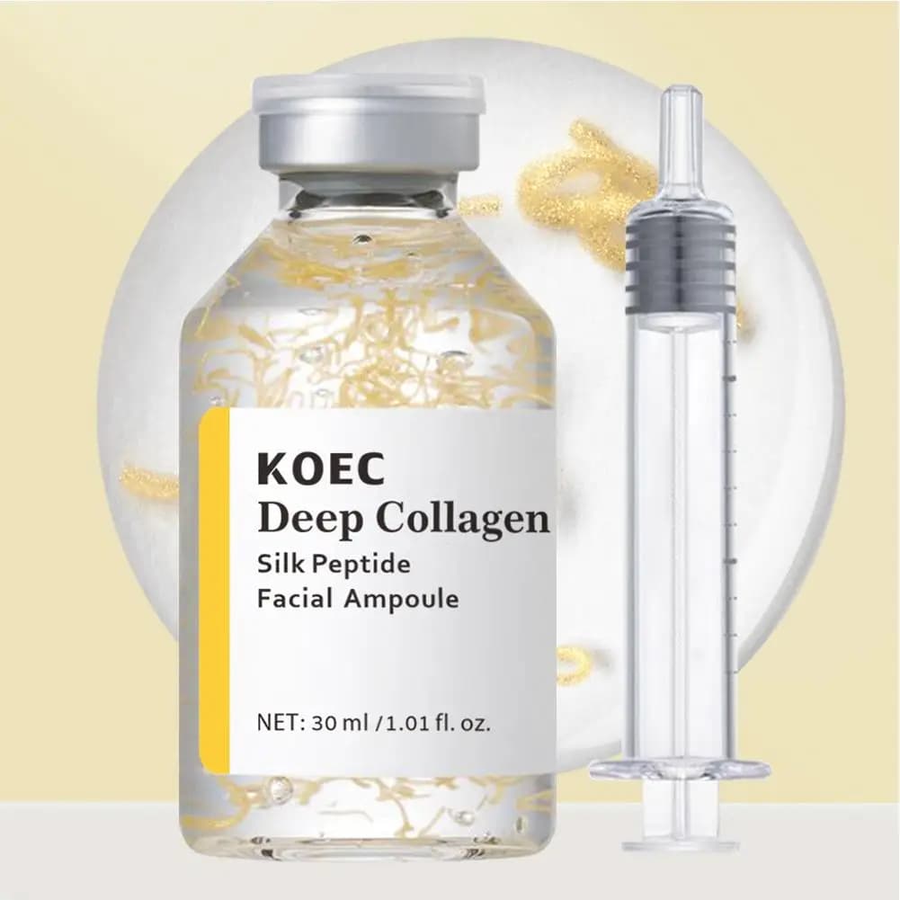 Crema Essenza Rivitalizzante al Collagene Profondo e Peptide PDRN Rosa, Cura della Pelle con Cellule Staminali per Lifting, Rassodamento, Idratazione e Illuminazione