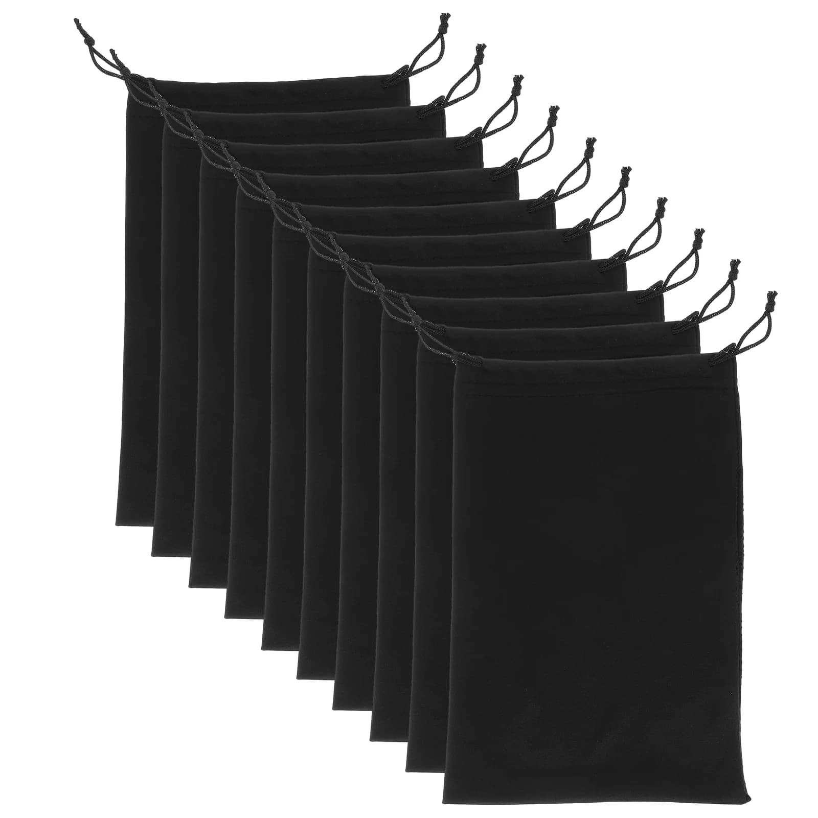 10 pezzi occhiali da sci tasca con coulisse maschera custodia per il trasporto custodia per occhiali occhiali da sole borsa in flanella uomo snowboard