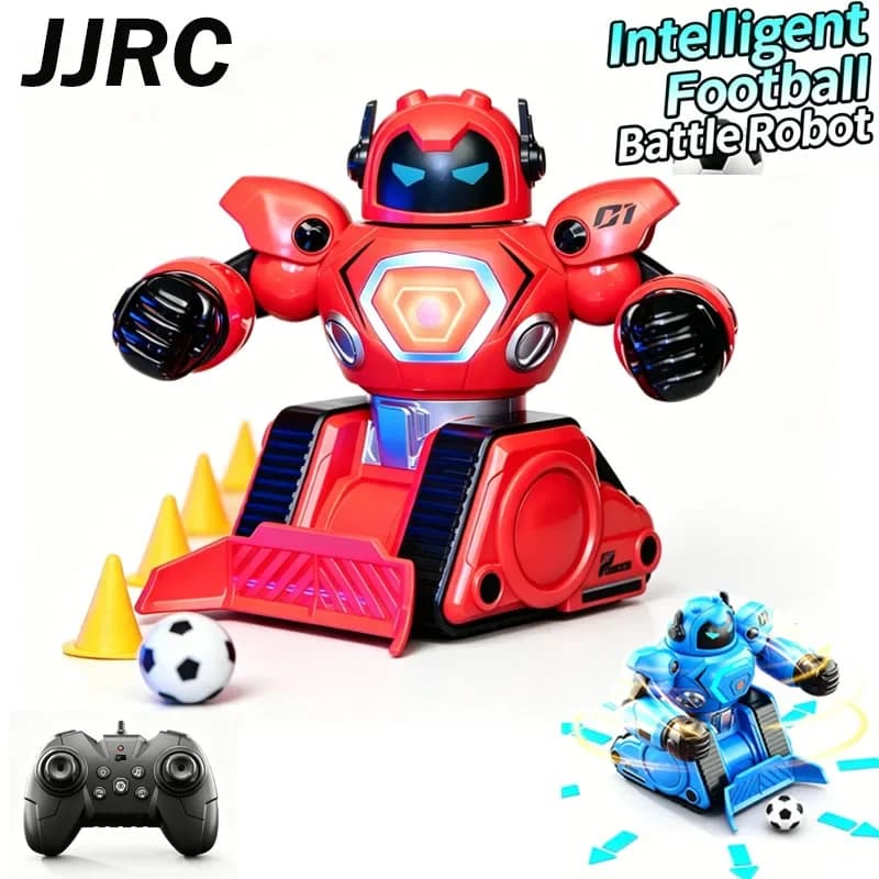 Robot da Combattimento RC JJRC R30 2026 (2 Pezzi) - Robot da Calcio e Boxe per Gioco Genitore-Figlio, Telecomandato 2.4G, Giocattolo per Bambini