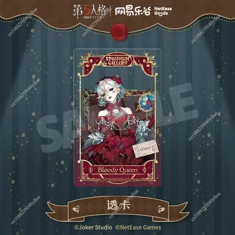 9CM Identity V Game Character Acrylic Transparent Card Mary‌ Frederick Kreiburg‌ Emma Woods Joseph Desaulniers Gifts for Gamers