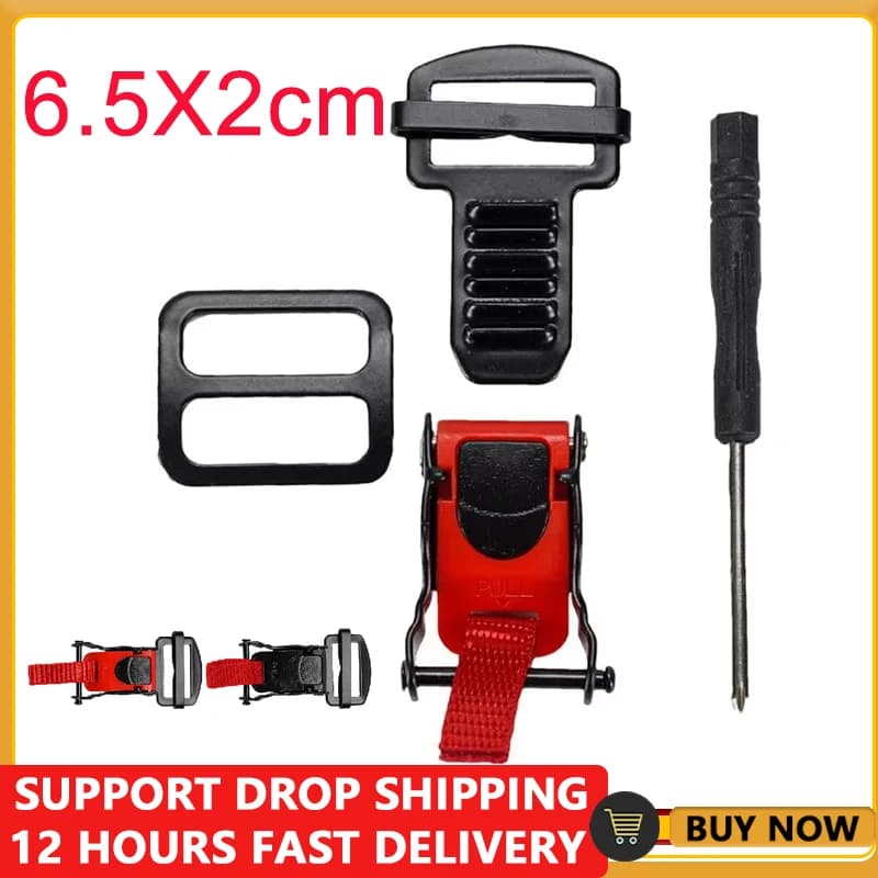 Clip di Sgancio Rapido per Sottogola Casco Moto, Fibbia a Sgancio Veloce Nera Rossa, Accessori per Caschi Moto
