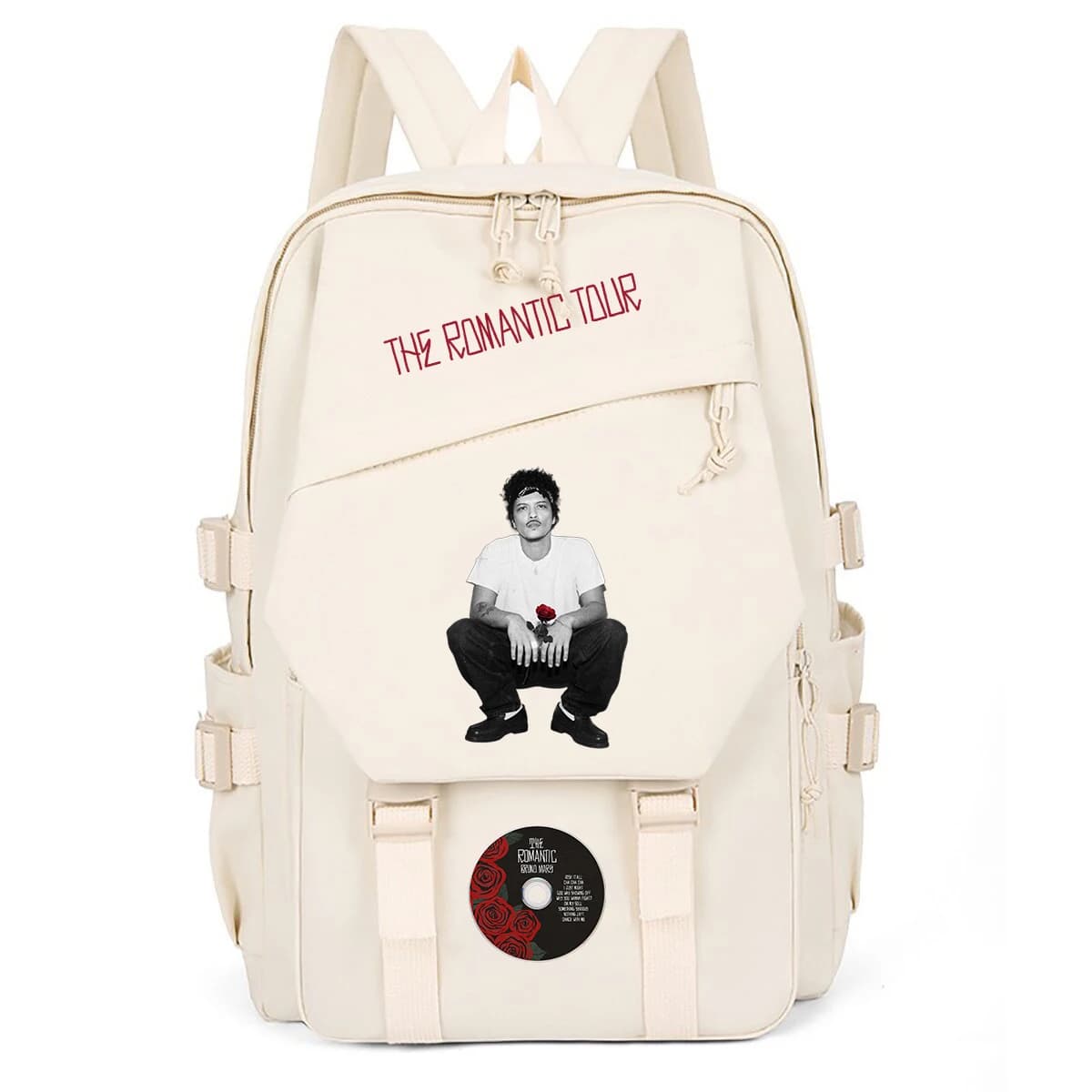 Bruno Mars The Romantic Tour Backpack Children School Bag High Quality Student Laptop Bagpack Women Men Fashion Travel Backpack