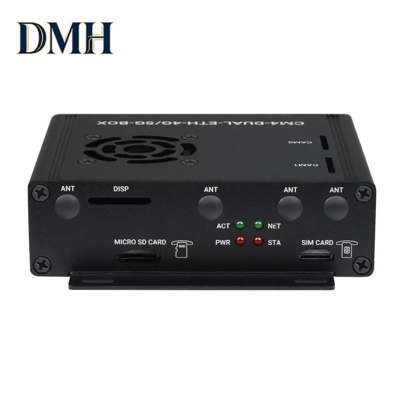DMH-CM4-DUAL-ETH-4G/5G-BASE, Mini-computer con doppia porta Gigabit Ethernet 5G/4G basato su Raspberry Pi Compute Module 4 (NON Incluso), Met