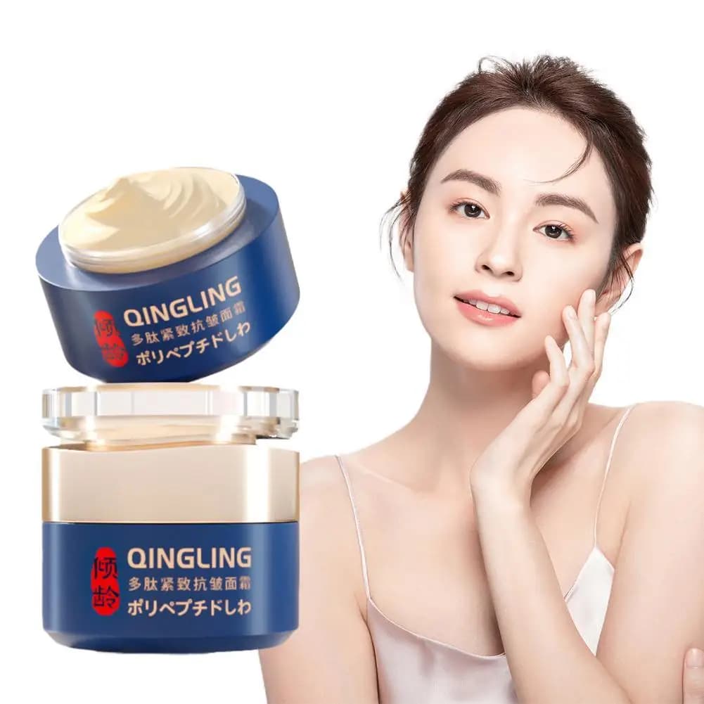 50g Polypeptide Collagen Serum Face Cream Anti-Aging Beauty Lifting Remove Bright Hydrating Wings For Women Care