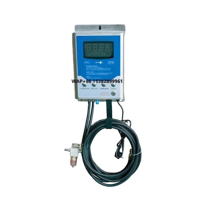 Gonfiatore Pneumatici Completamente Automatico con Display LCD, OEM ODM, Gonfiatore da Parete in Metallo per Pressione Pneumatici Auto