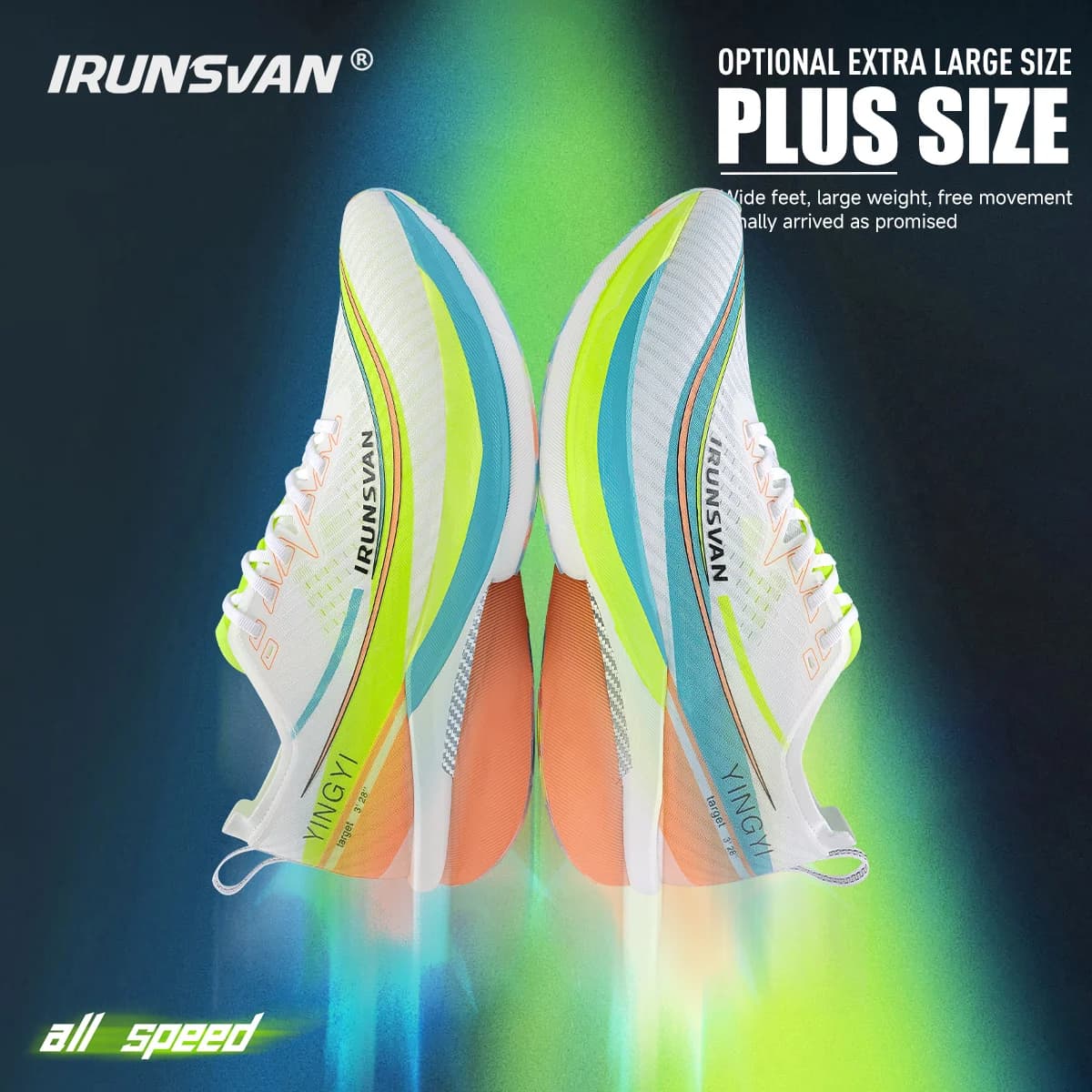 2025 Scarpe da corsa sportive da uomo di grandi dimensioni YINGYI 2.0 Marathon T800 Scarpe da trail running con piastra in carbonio 47 Sneakers 25087