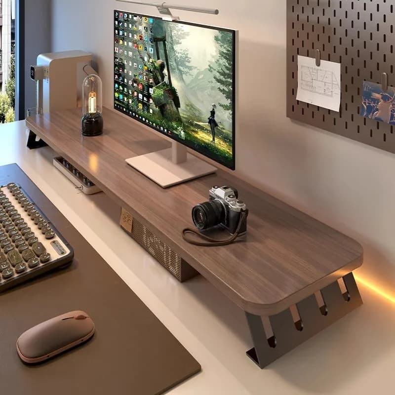 Monitor Height Increase Stand Laptop Increased Shelf Office Desktop Computer Storage Rack Home Decoration Organizer Shelves