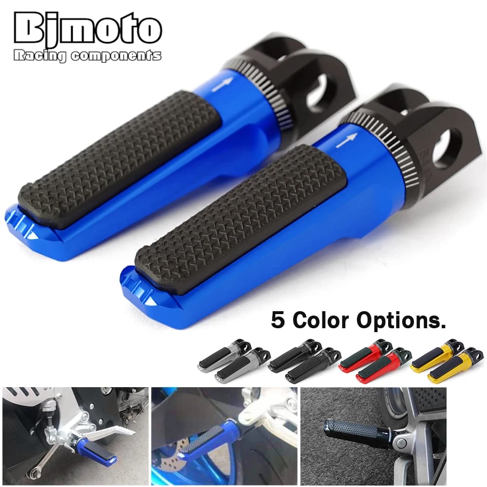Motorcycle Front Foot Pegs Rider Pedal Footrest For KAWASAKI NINJA 125 250R 250SL 300 650