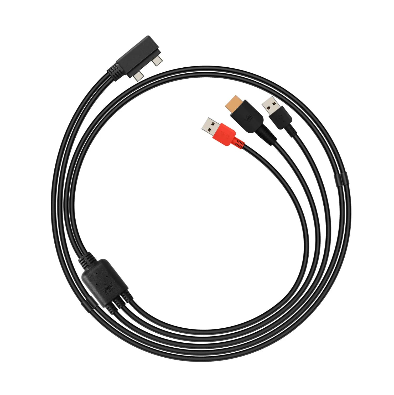 Cavo 3 in 2 da USB-C a HDMI + USB-A compatibile con i tablet grafici Huion Display schermo Kamvas Pro 13/16 2.5K