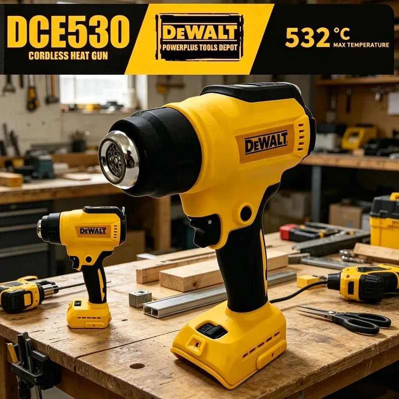 Pistola Termica Senza Fili Dewalt DCE530, Soffiatore Termico ad Alta Potenza 20V 300W per Termoretrazione, Riparazioni e Fai-da-Te