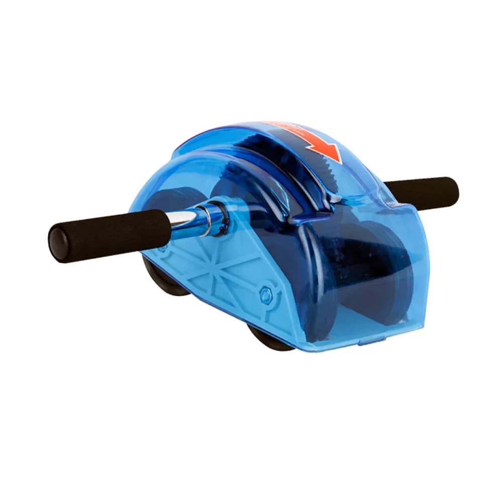 Professional Ab Roller Four-Wheeled Abdominal Roller for Core Strength Stability Arm Back Shoulder Muscle Training Lightweight