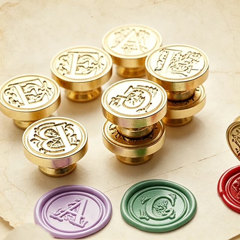 Sealing Wax for Stamp Head Letter Retro Seal Kit Nail Silicone Stamps Logo for Scrapbooking Surgut Print Set Wedding Craft Soaps