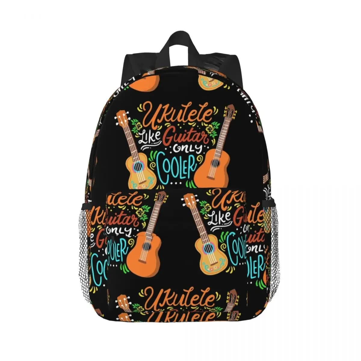 Ukulele come chitarra Solo Cooler Music Musician Zaini Ragazzi Ragazze Bookbag Borse da scuola per bambini Zaino da viaggio Borsa a tracolla