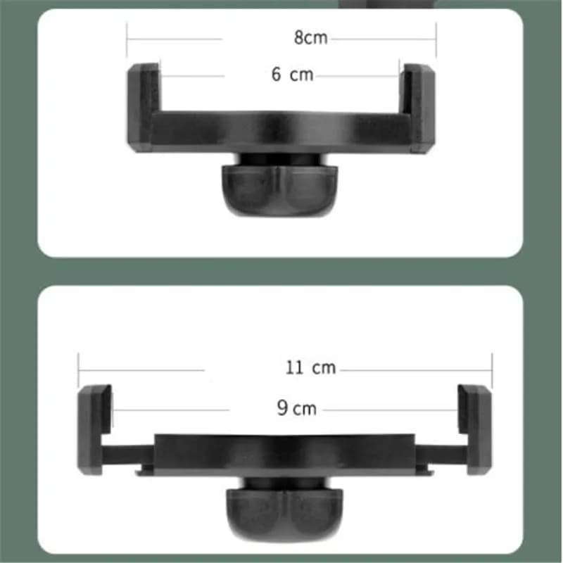 Supporto per telefono cellulare con clip a doppia azione, portatile, regolabile, da scrivania, per telefono e tablet, con clip per iPhone 15 16.
