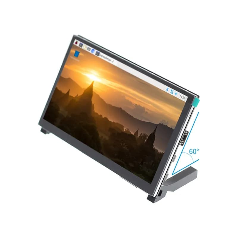 7 inch-H HDMI display for Raspberry Pi 3B +/4B 1024X600 HD IPS Touch Screen capacitive touch monitorn