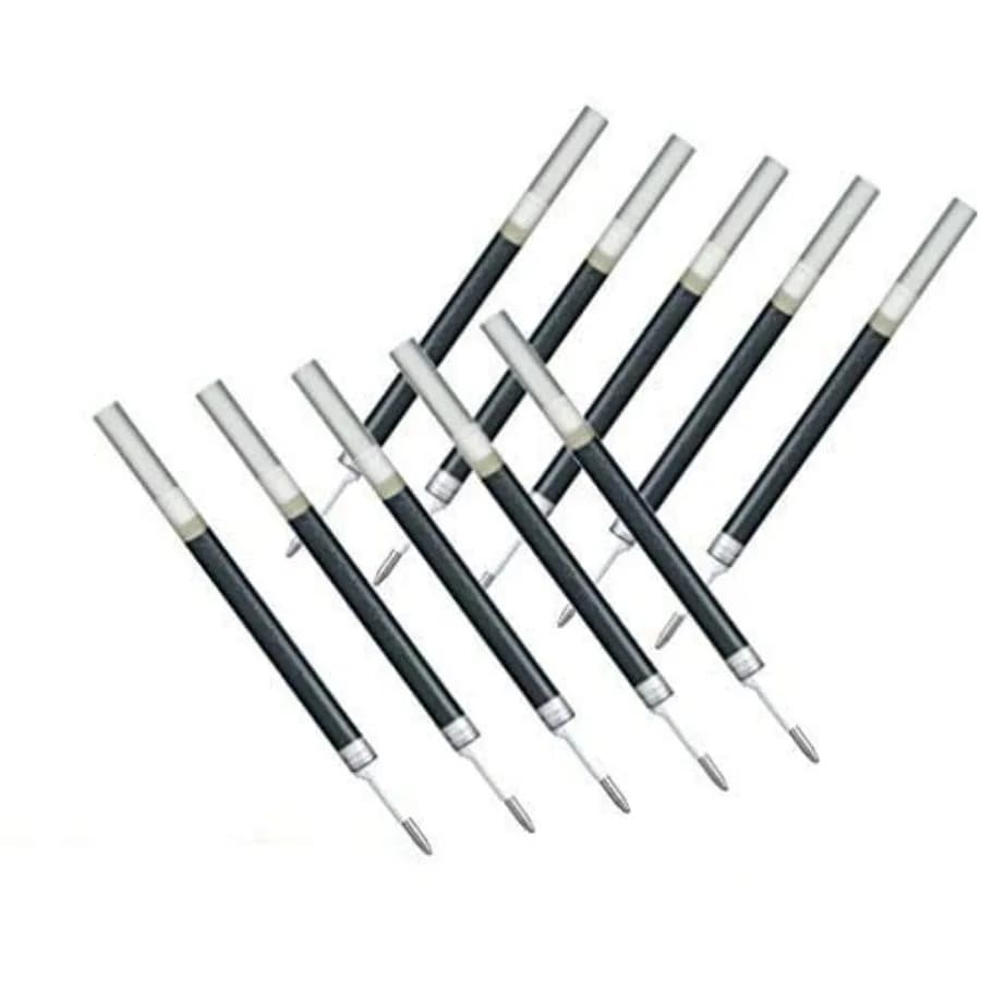 Ricariche di Inchiostro per Penna Gel Liquido EnerGel/ Inchiostro Nero 1.0mm/ Set di 10 Ricariche