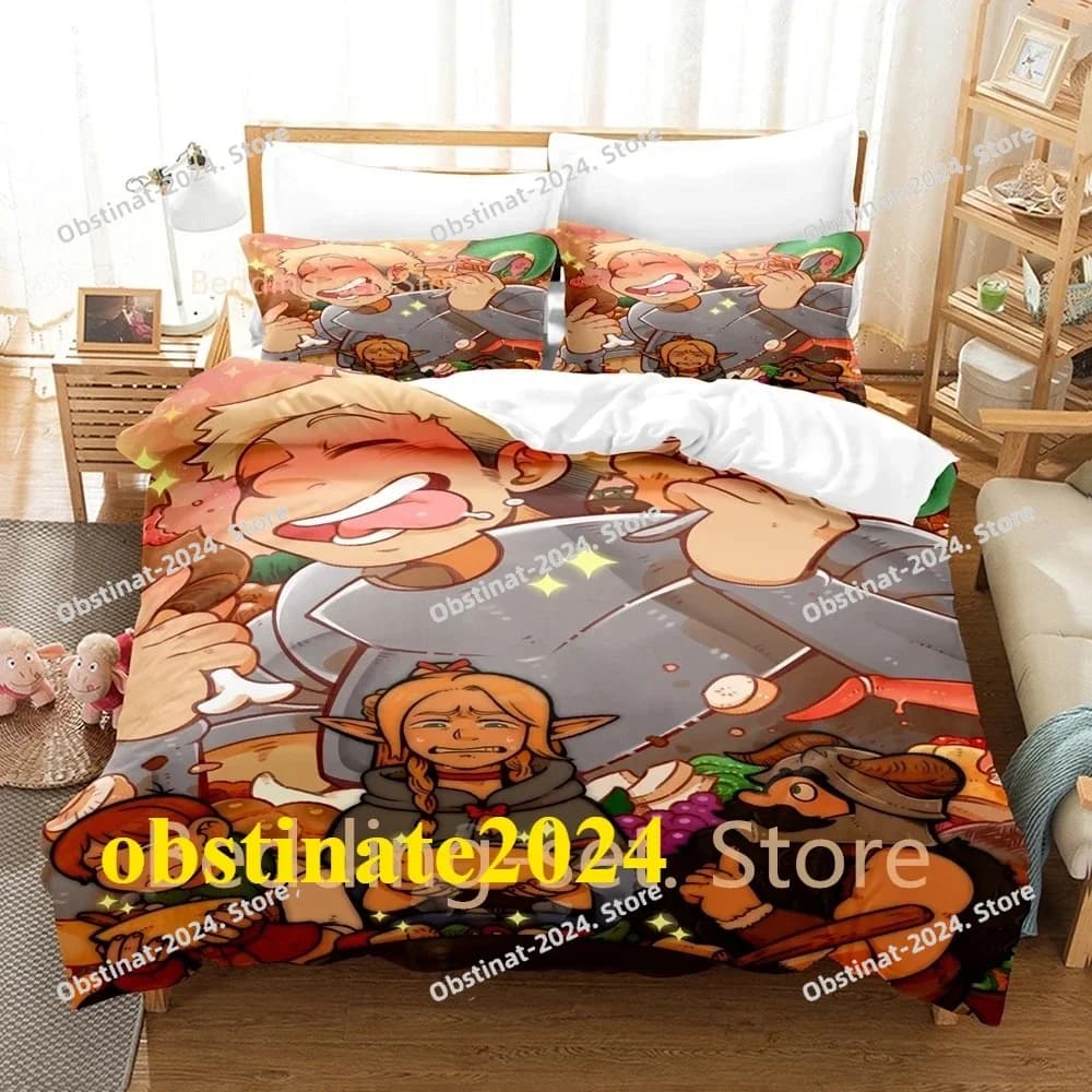 Delizioso nel Dungeon Set biancheria da letto Singolo Twin Completo Queen King Size Set copripiumino per camera da letto per bambini per adulti Set lenzuola Anime