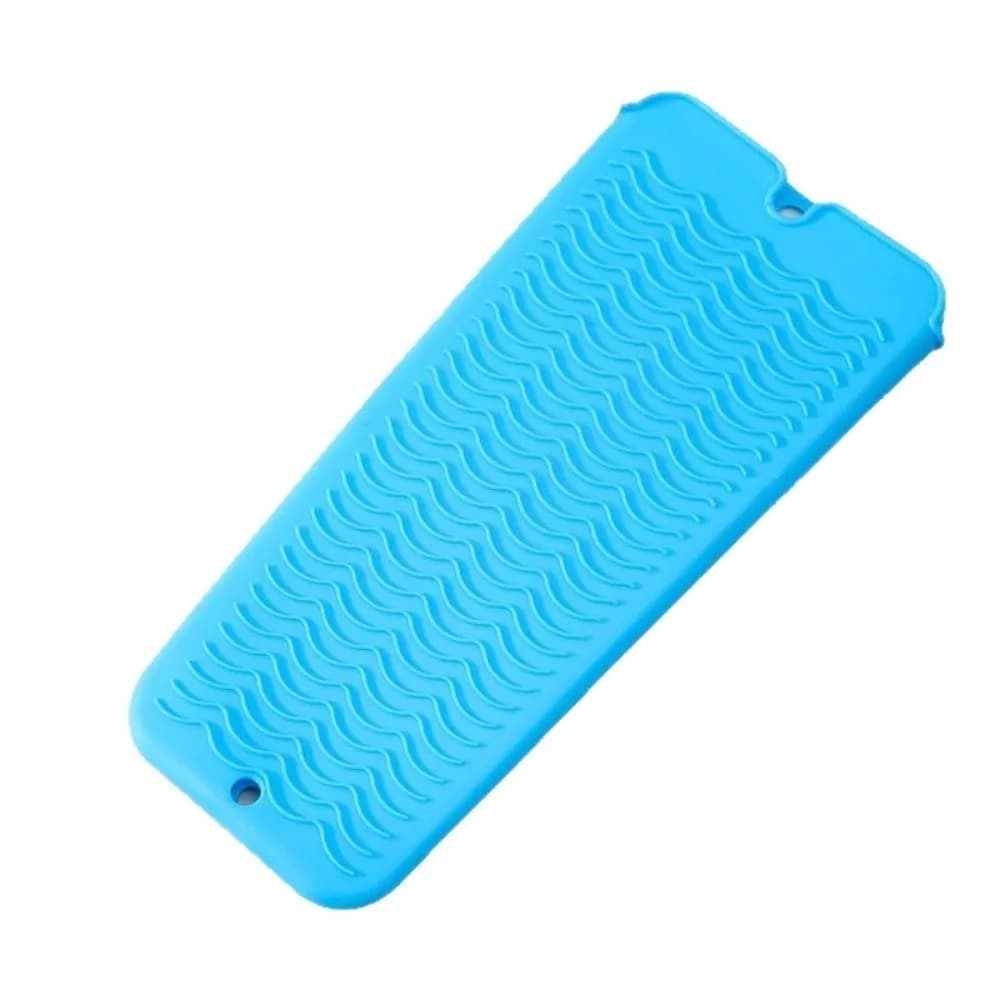 Silicone Hair Plate Case for Multicolor Thermal Earrings Non-slip Insulating Iron Curtain Folding Multifunctional Hair