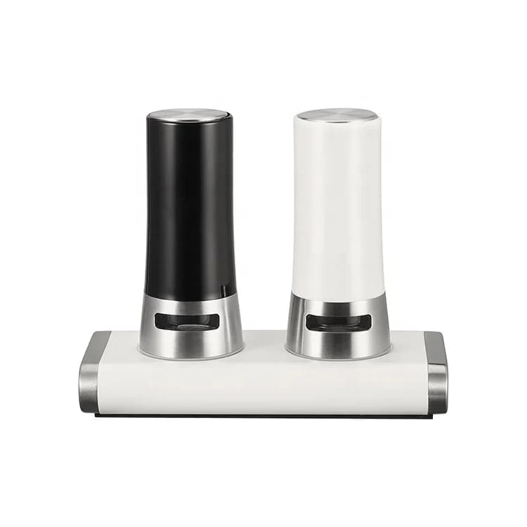 910-HoT Set di shaker magici per spezie con sale e pepe in plastica e acciaio inossidabile 304 di buon design
