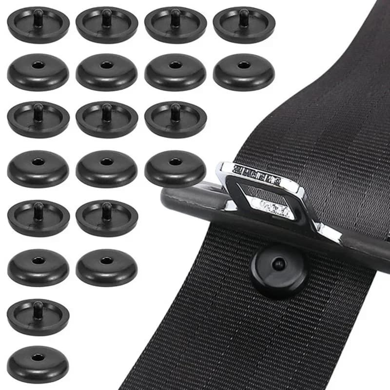 5/10pcs Auto Cintura di Sicurezza Tappo Fibbia Auto Cintura di Sicurezza Spaziatura Limite di Arresto di Plastica antiscivolo Cintura di Sicurezza pulsante di arresto