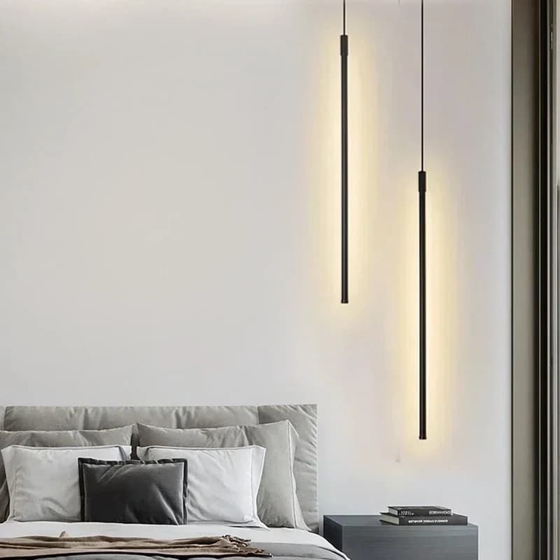 DAMIASMIL Lampade a sospensione a LED nordiche per soggiorno Camera da letto Lampada da comodino Lampada a sospensione moderna per la casa Apparecchio di illuminazione per decorazioni