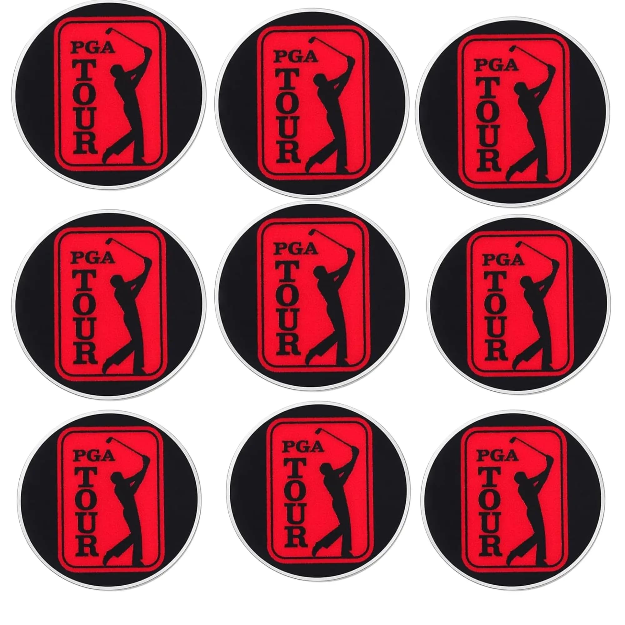 Set di 9 Divertenti Segnapalline da Golf, Accessori da Golf per Uomini, Golfisti, Papà, Fidanzati, Mariti, Compleanno, Pensionamento, Festa del Papà