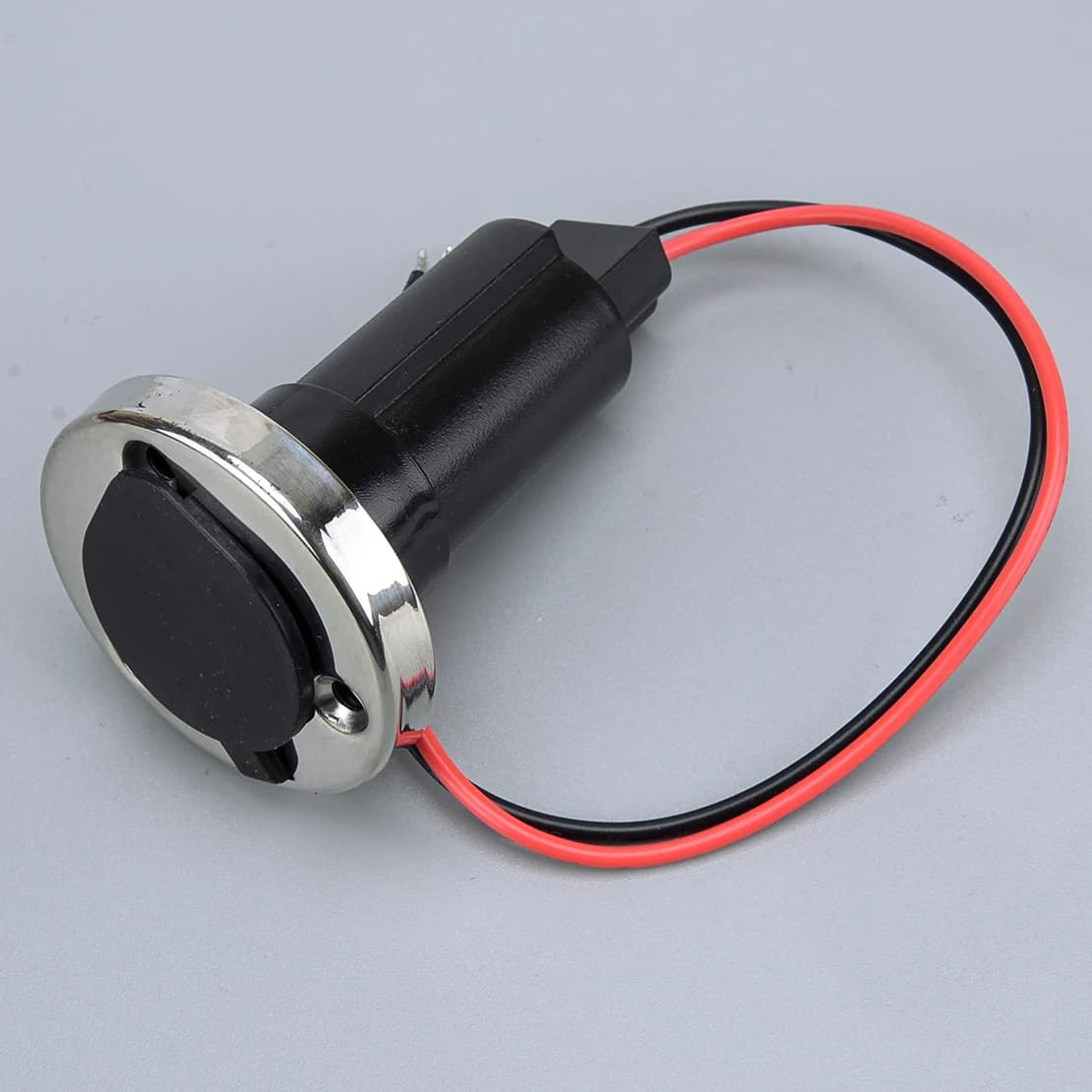 Anchor Stern Navigation Light Plug-in Pole Base Socket Deck Mount Fit for Yacht Boat Marine 12V