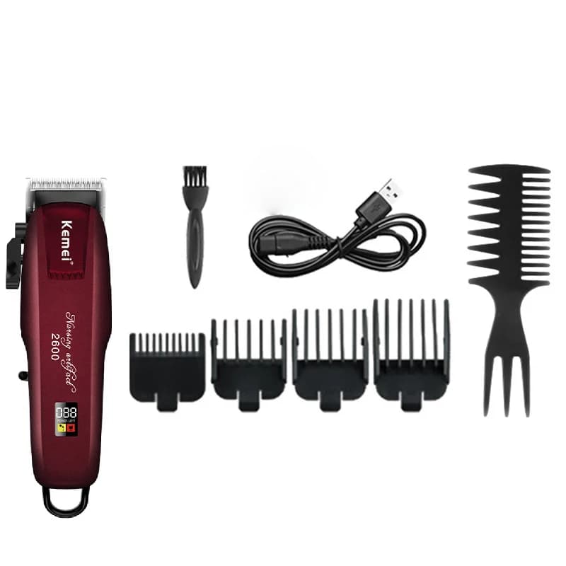 Kemei Pg2600 Kemei Adjustable Haircut Professional Haircut for Men Electric Haircut for Rechargeable Beard