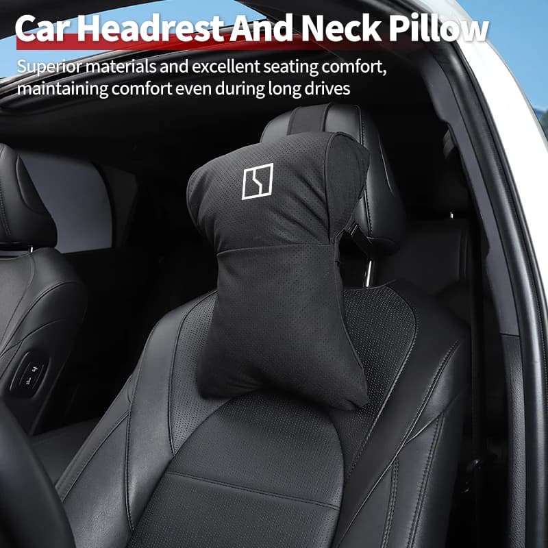 New Car Neck Pillow Support Breathable Headrest Cushion Accessories For Zeekr X 001 009 2022 2023 2024 EV 2021-2023 Krypton