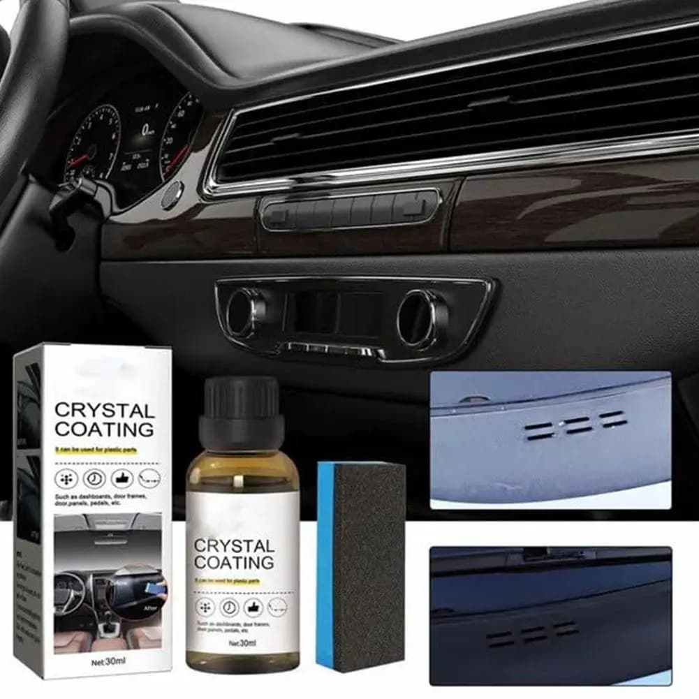 30/60/90ml Plastica Ristrutturata Agente di Rivestimento di Cristallo Cera Pannello Auto Rivestimento Rinnovato in Plastica Agente di Ricostruzione Set per la Cura dell'auto