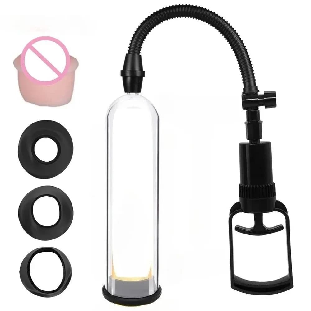 Pene Pomp Vacuum Pump For Pene Vergroting Improvement Male Erectie Cock Pomp Masturbator Pene Trainer Sex Toys for Man