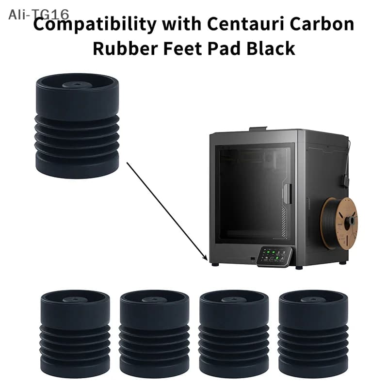 1/4Pcs Anti-Vibration Feet For Elegoo Centauri Carbon 3D Printer Soft And Elastic Feet 3D Printer Replacement Parts