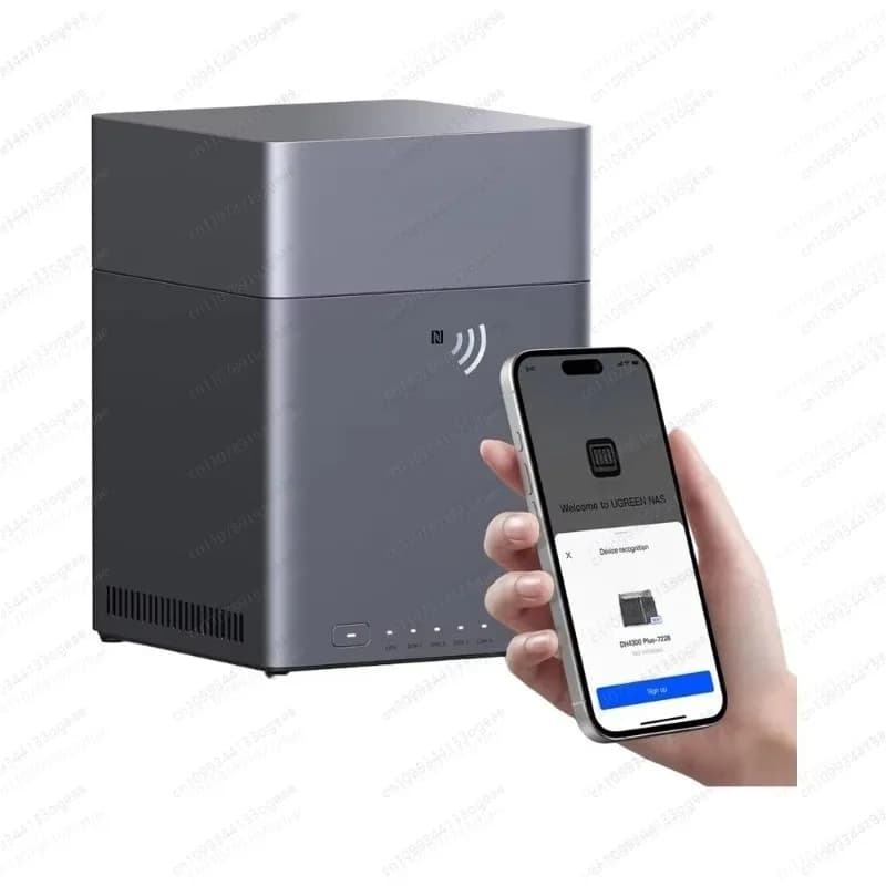 DH4300 Plus NAS Desktop a 4 Bay, Capacità 120TB (Senza Dischi), 8GB RAM, Accesso Remoto e Album Fotografico AI, Archiviazione di Rete