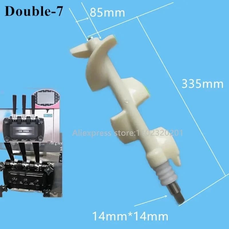 YKF Asta Agitatore per Macchina Soft Serve 33.5CM, Ricambio per Gelatiera, Accessorio Raschietto per YIKAFU KEKU