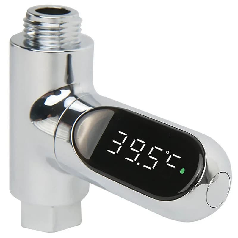 Termometro Digitale LED per Acqua 5-85°C ℃ Misuratore di Temperatura per Bagno e Doccia ad Alta Precisione, Autoalimentato, per la Cura del Bambino