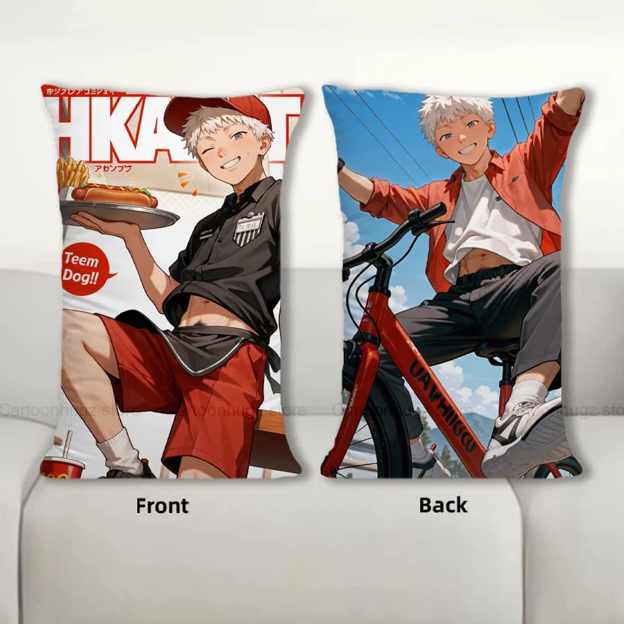 R18+ Dakimakura Anime Hikaru - La fodera per cuscino estiva Cuscino per divano Federa per cuscino con stampa fronte-retro 40X60 cm